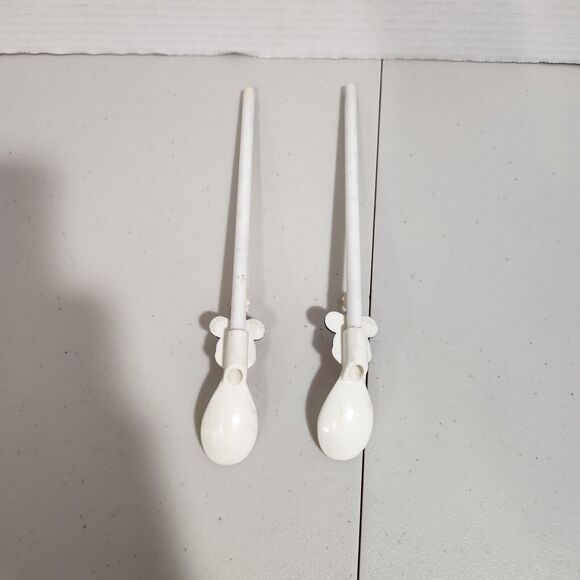 Vintage Disney on Parade Mickey Mouse Donald Duck Plastic Cup W/ 2 Straws - Picture 8 of 8